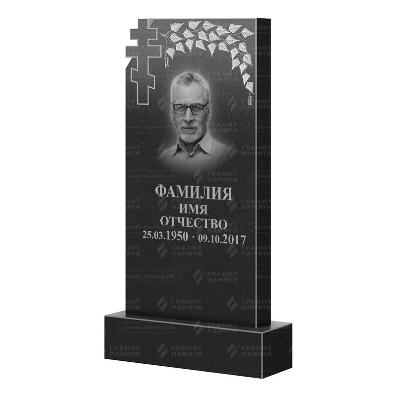Памятники из гранита с деревом в Москве | Гранитный памятник ФГ-202