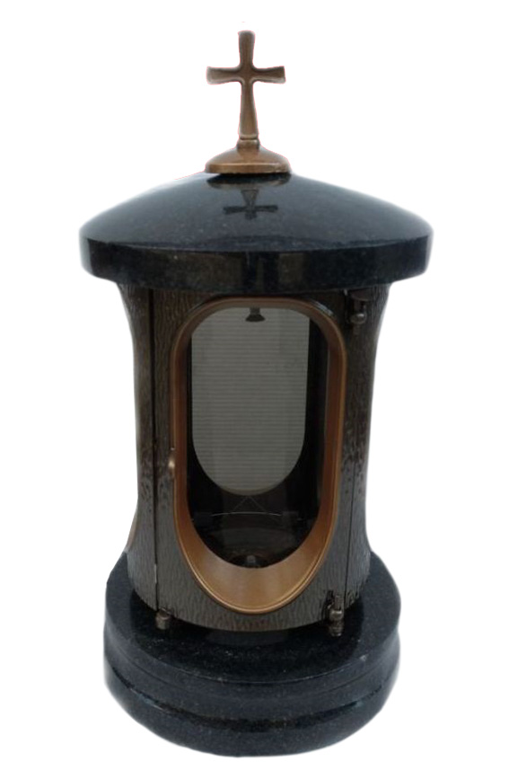 Лампадки из камня на могилу в Москве | Лампадка из гранита Габбро