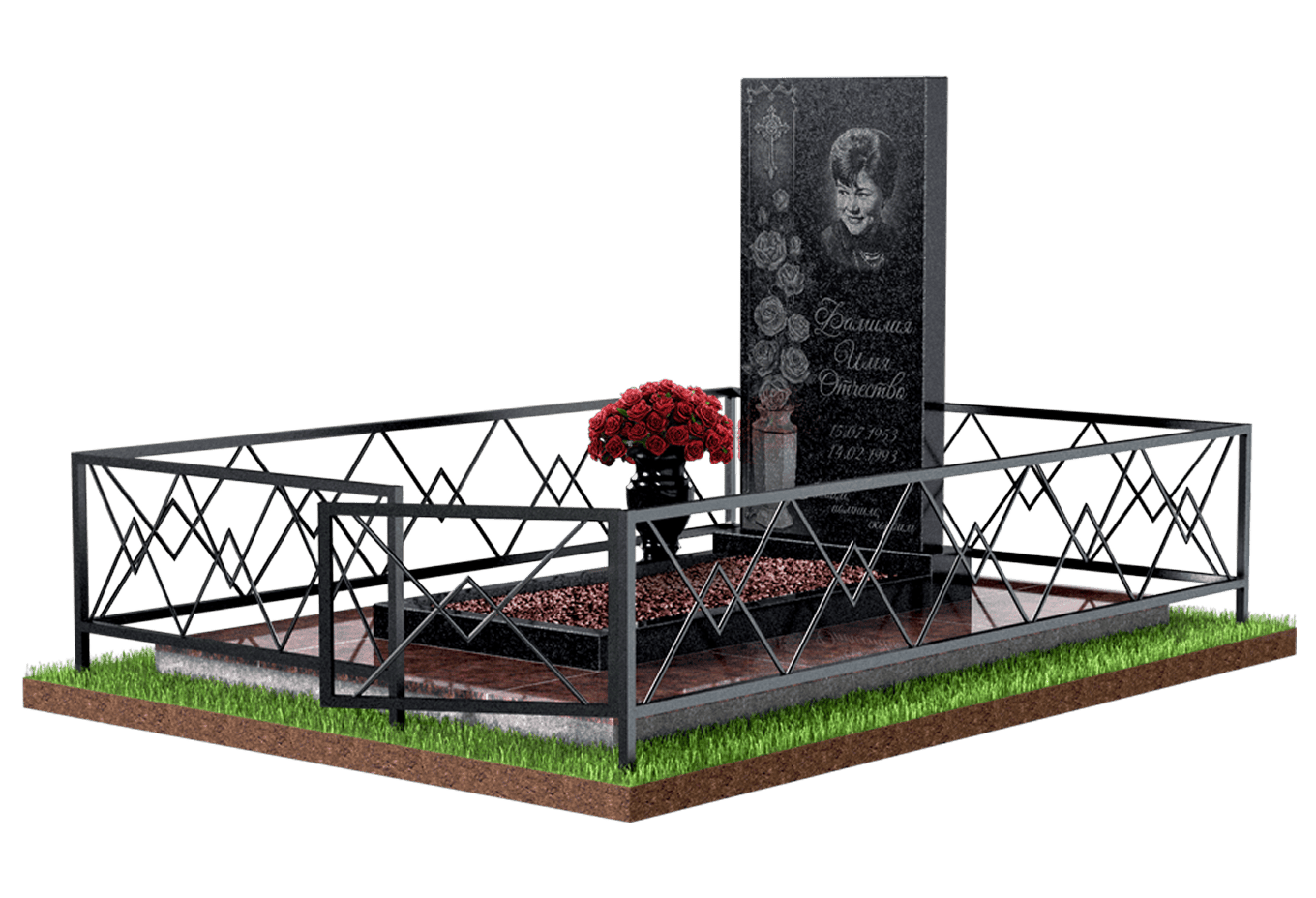 Благоустройство захоронения в Москве