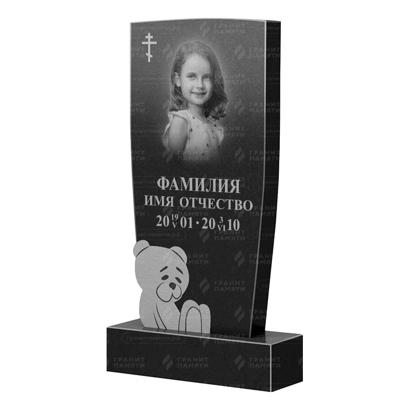 Памятники из гранита детские в Москве | Гранитный памятник ФГ-101