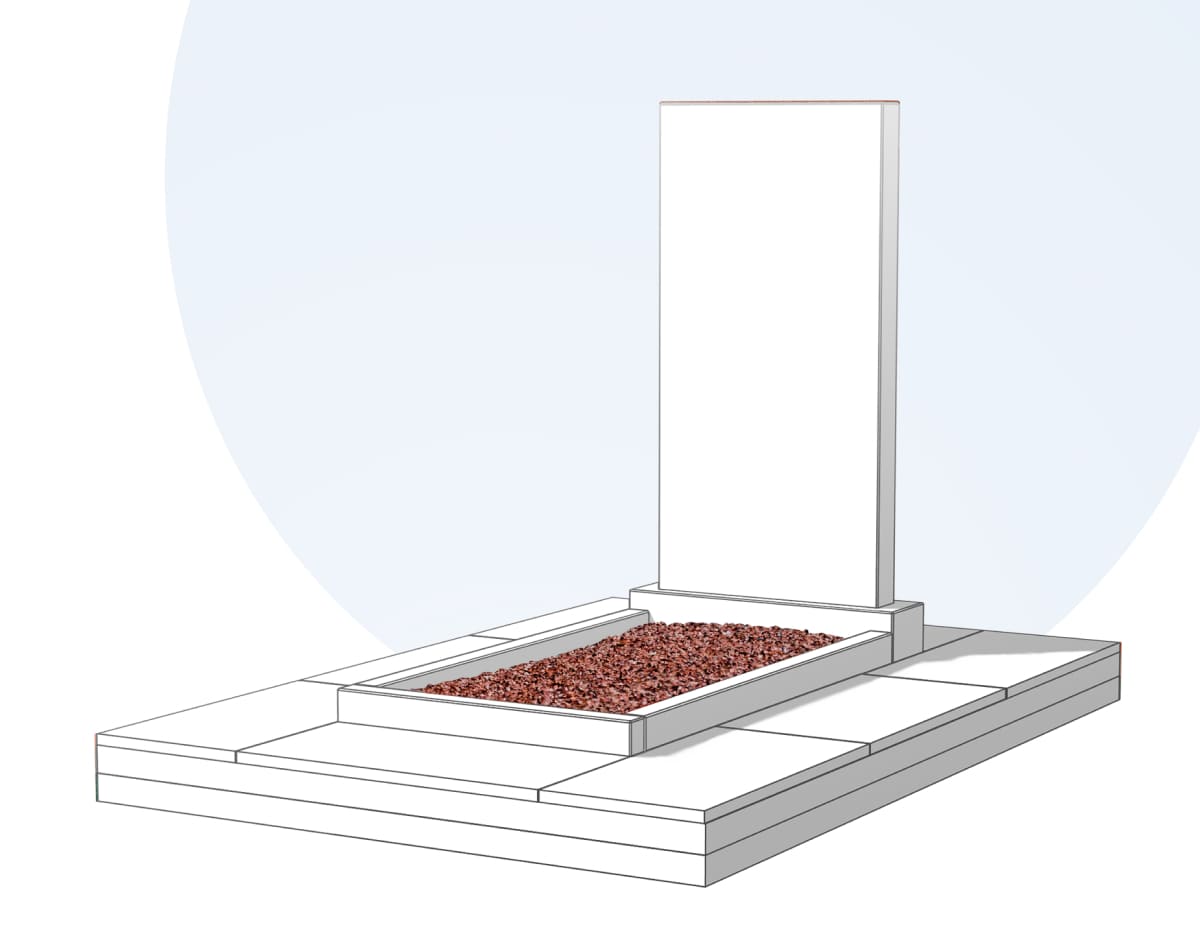 Засыпка цветника камушками в Москве