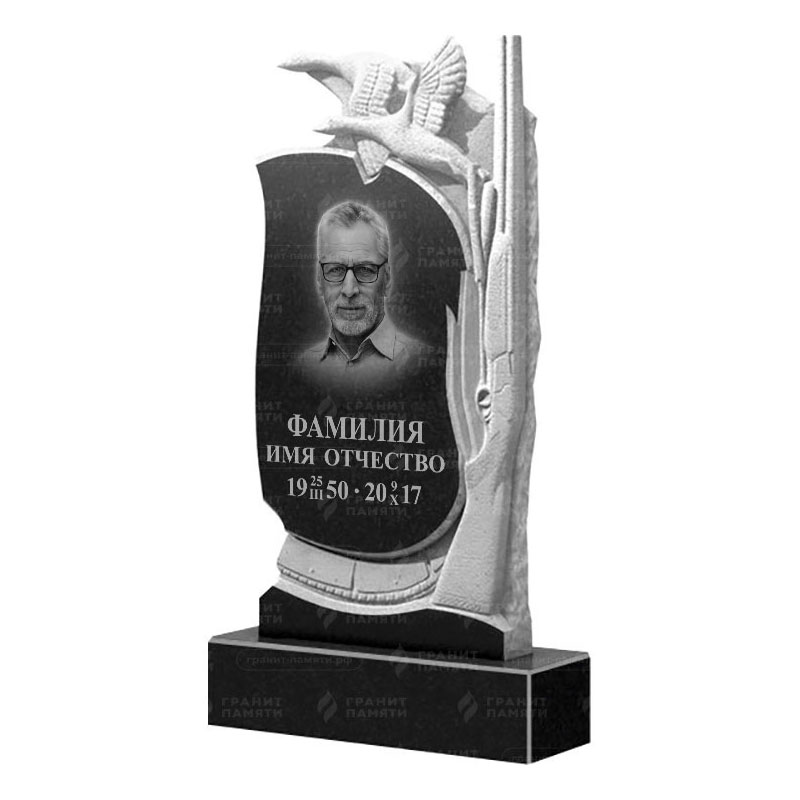 Памятники из гранита резные в Москве | Гранитный памятник ФГ-122