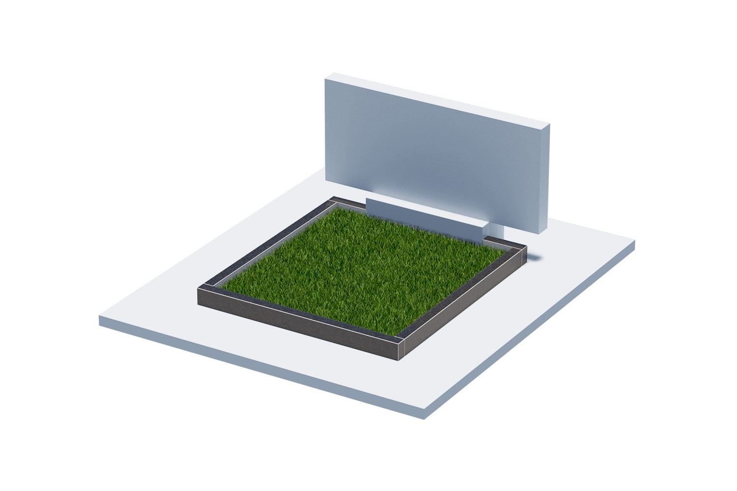 Цветники и надгробные плиты в Москве | Цветник Общий