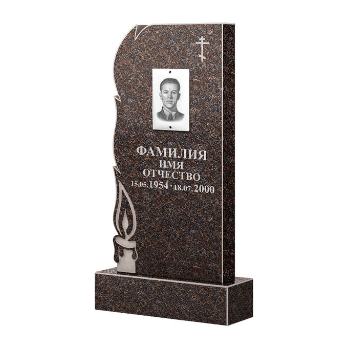 Памятники из цветного гранита в Москве | Памятник из гранита Карел Brown ФГЦ-106