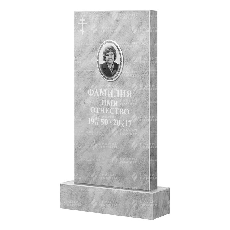 Памятники из мрамора в Москве | Мраморный памятник, прямой