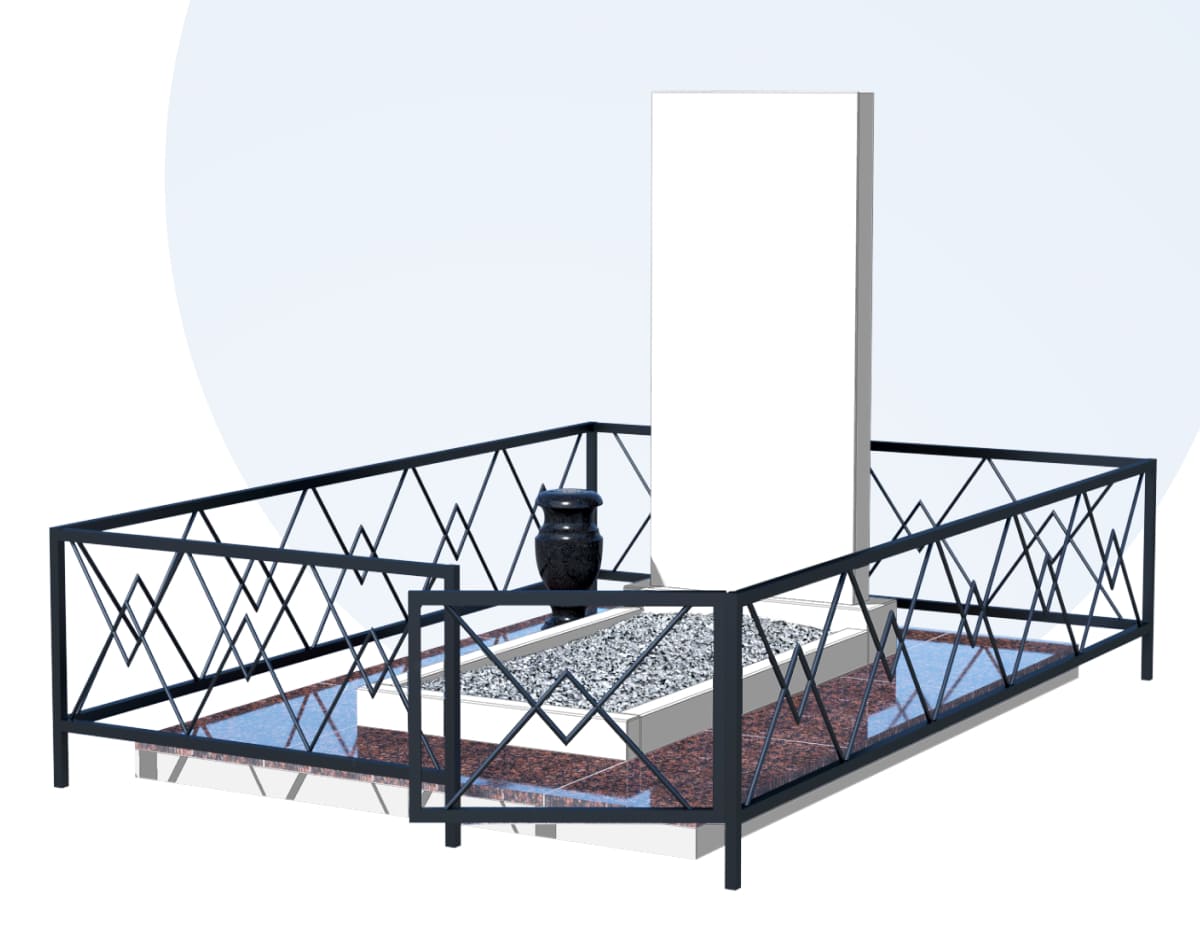 Благоустройство захоронения в Москве
