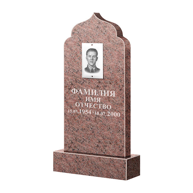 Гранитные памятники в Москве | Памятник из гранита Розалия Pink ФГЦ-037